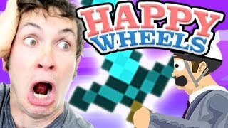 GIANT DIAMOND SWORD  Happy Wheels [upl. by Enamrahc]