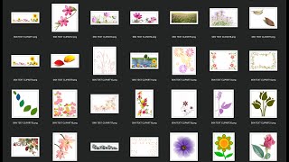 FLOWER CLIPART FREE DOWNLOAD FOR GRAPHIC DESIGN [upl. by Lowney]