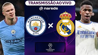 Manchester City x Real Madrid ao vivo  Transmissão ao vivo  Champions League 2324 [upl. by Ennayelhsa]