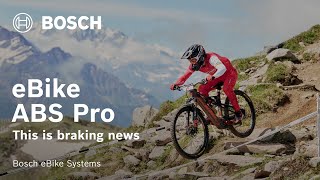 Bosch eBike ABS Pro  This is braking news [upl. by Nrubliw]