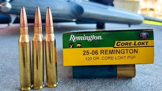 2506 the Ultimate Deer Cartridge  Bullet Drop Demonstrated and Explained  Remington CoreLokt [upl. by Jeni]