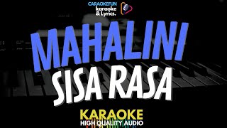 Mahalini  Sisa Rasa Karaoke Lirik [upl. by Myna286]