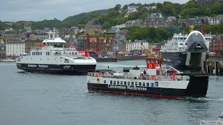 Ferries at Oban Loch Fisa and Loch Striven [upl. by Analed]