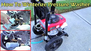 How To Winterize Pressure Washer For Storage [upl. by Etram]