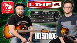 LINE 6 POD HD500X  топовый гитарный процессор [upl. by Raddi]