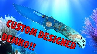 New Knife Collaboration The Deep Dive 205  Demko AD205  Northern Knives  Colorful Filth [upl. by Placida]