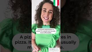 Trattoria  Ristorante  Pizzeria  Osteria  What’s the difference [upl. by Ziguard]