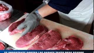 ¿Cómo cortar la carne adecuadamente [upl. by Aiuhsoj]