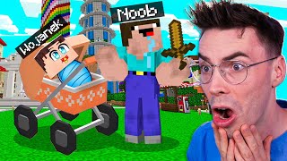 NOOBEK ADOPTOWAŁ Mojego SYNA w Minecraft [upl. by Neidhardt472]