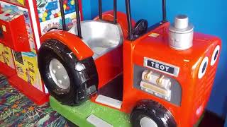 Jolly Roger Troy the Tractor kiddie ride [upl. by Itram]