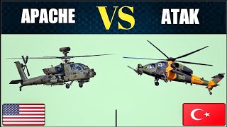 AH 64E Apache VS T129 ATAK Attack Helicopter [upl. by Tonl142]