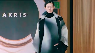 FASHION SHOW AKRIS READYT0WEAR COLLECTION FALLWINTER 20242025  TOKYO [upl. by Nosneh]