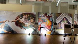 Michelangelos Sistine Chapel Exhibition at Armory Art Center [upl. by Aronle]