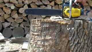 DSCN2588MOV McCulloch Eager Beaver 20 Chainsaw 2 [upl. by Kliber]