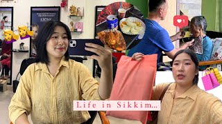 Life in Sikkim  getting a haircut 💇‍♀️ going to Nampong🌳 mini shopping haul🛍️ [upl. by Langsdon635]