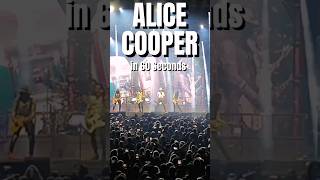 Alice Cooper LIVE in 60 seconds alicecooper livemusic [upl. by Acinahs540]