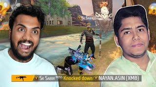 Real Sk Sabir Boss Knock Me and Showing Emote In Rank Game 😱  Garena Free Fire Max [upl. by Eceinahs87]