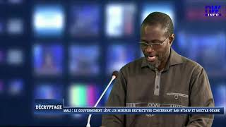 Mali  le gouvernement lève les mesures restrictives concernant BAH NDAW et MOCTAR OUANE [upl. by Giraldo380]