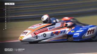 Molson Group British Sidecar Championship 2022 Round 3 Brands Hatch  Race 2 [upl. by Boeke]