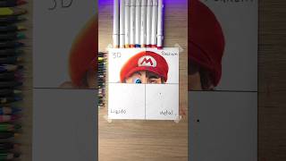 Dibujo de Mario Bross Realista 🤩 drawing dibujo mariobros [upl. by Nayve]