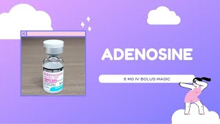 Adenosine for SVTChemical cardioversion [upl. by Ymled2]