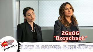 Law amp Order SVU 26x06 quotRorschachquot on Law amp Order SReView podcast [upl. by Gavrielle]