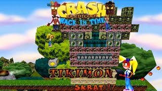 Crash Bandicoot  Back In Time Fan Game Custom Level Tikimon By SKRat197 [upl. by Ulrich]