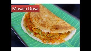 MASALA DOSA recipe SOUTH INDIAN Style  Deeps kitchen [upl. by Aciretal153]