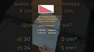 📐 Bora para mais uma questão enem2024 matematicaenem geometriaenem [upl. by Silecara]