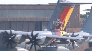 A400M Atlas mit Sonderlackierung Air Defender 23 [upl. by Toback]