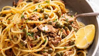 The most amazing CANNED TUNA PASTA [upl. by Crawley538]