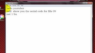 serial key for fifa 09 [upl. by Llebanna233]