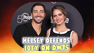 Kelsey Anderson DEFENDS Joey Graziadei Against DWTS Drama I Won the Super Bowl Ring [upl. by Chaddie]