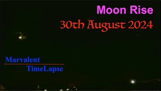 TimeLapse video of a predawn Moonrise [upl. by Acimehs]