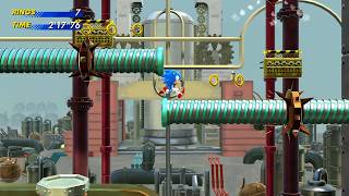 Sonic Superstars Game  Story Mode  Press Factory Zone Act 1  Gameplay Walkthrough [upl. by Vershen198]