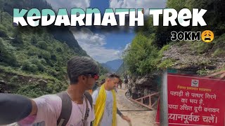 Kedarnath trek 19KM ya 30KM 😩PART4RNF roastnhifry kedarnath youtube [upl. by Waly834]