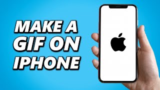 How to make a GIF on your iPhone Easy 2024 [upl. by Ilrahc349]