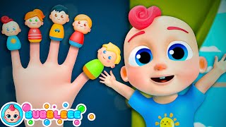 Finger Family Learn Colors Version MORE  Bubbleee Nursery Rhymes and Kids Songs [upl. by Olleina]