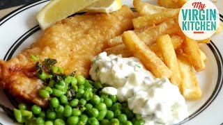 HOMEMADE FISH amp CHIPS RECIPE [upl. by Kyte]