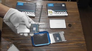 crucial クルーシャル SSD 500GB MX500 分解20221021 [upl. by Udela]