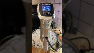 TRYING KLARSTEIN SOUS VIDE MACHINE sousvide klarstein short [upl. by Lejeune]