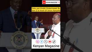 Ruto and Kindiki Embarrassed By Gen Z In front Of Uhuru Kenyatta [upl. by Amairam189]