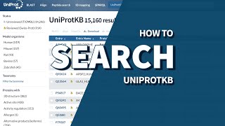 How to search UniProtKB [upl. by Yrrol]