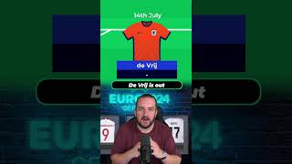 MY TEAM SELECTION FOR THE FINAL  EURO 2024 fantasy Tips euro2024 [upl. by Ethbun]