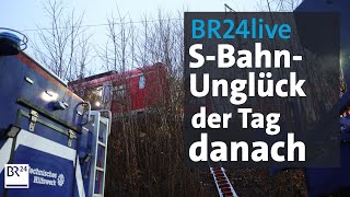 BR24live SBahnUnglück in Schäftlarn  Tag danach  BR24 [upl. by Cayla]