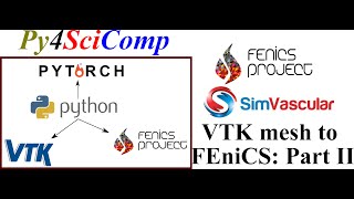 Importing 3D mesh into FeniCS XML to h5 [upl. by Fidole]