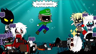 League of villains react to thalassophobia with lyrics remake [upl. by Lourie362]