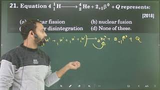 Q21 nuclei Important PYQs [upl. by Alvina166]