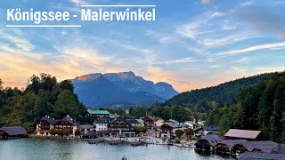 Berchtesgadener Land  Königssee  Malerwinkel  Rundweg [upl. by Adnamahs933]