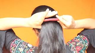 Latest Bun hairstyle With Clutcher For Girl । hairstyle Juda For daily use [upl. by Krishna]